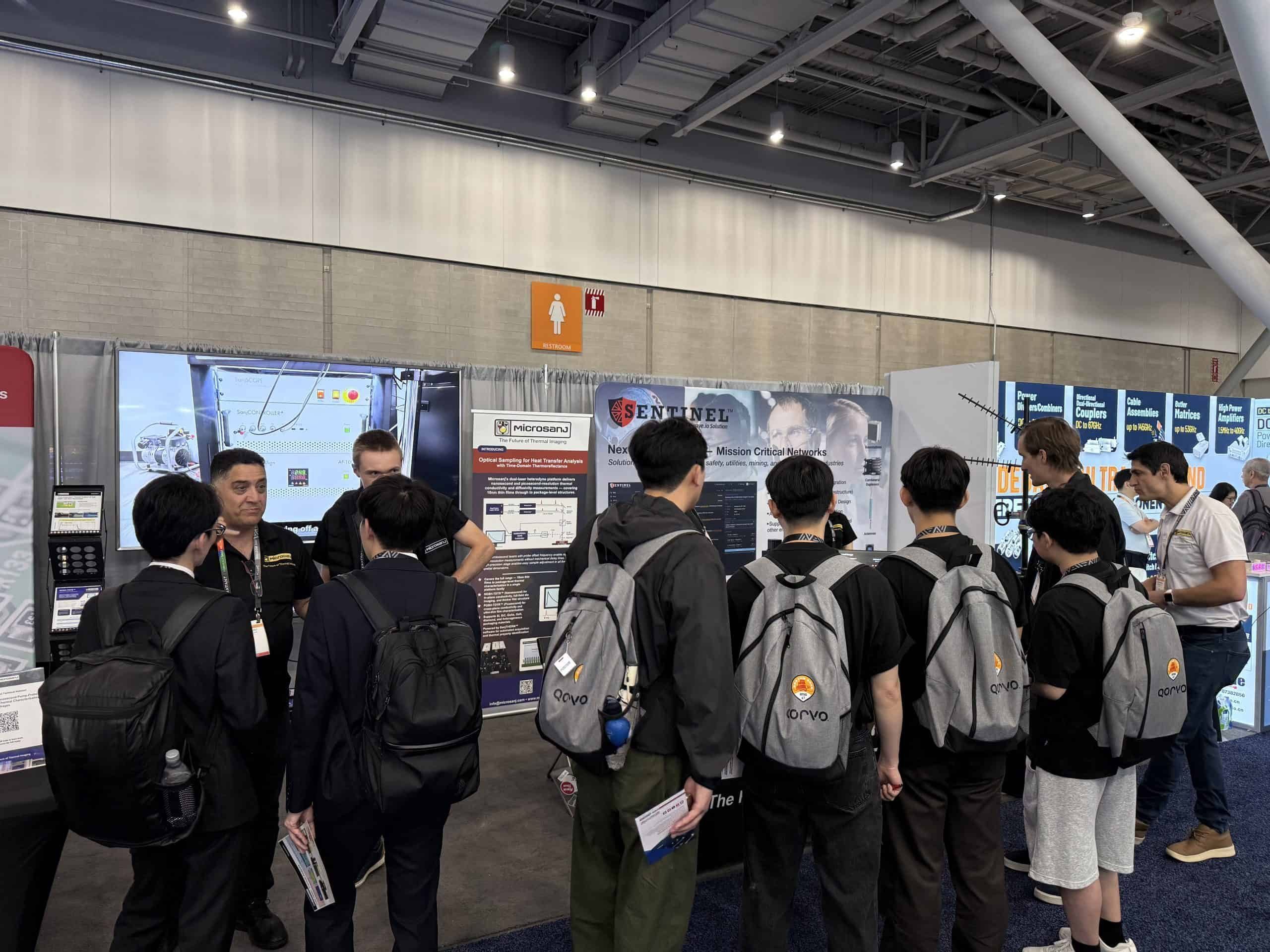 At the Microsanj booth (#12027)