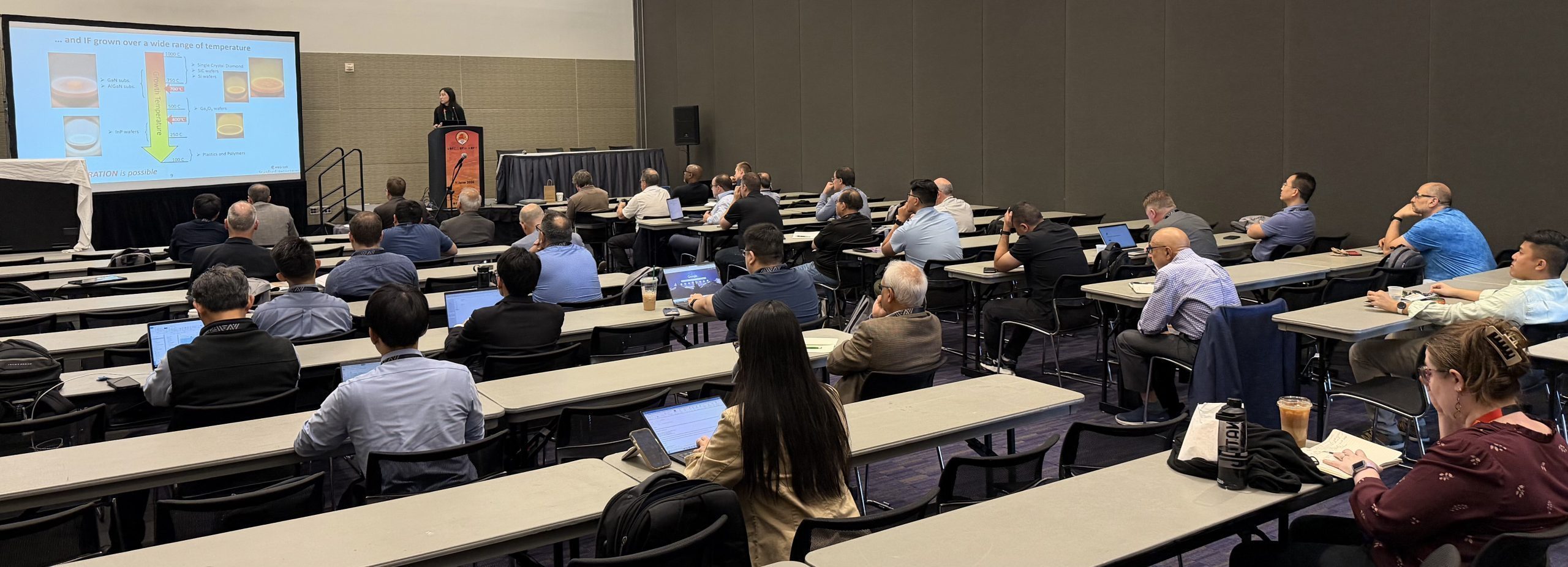 A packed room for the workshop sessions